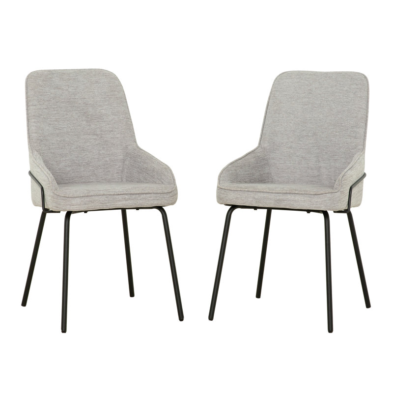 Ensemble de chaises de salle à manger rembourrées Isabella Taupe (ensemble de 2)