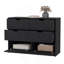 Commode 4 tiroirs noire