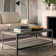 Feickert Two-Tone Coffee Table with Lower Storage Shelf