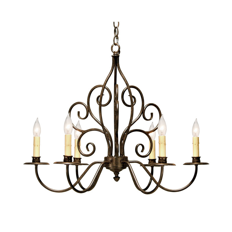 Genevee 6 - Light Chandelier
