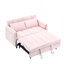 Canapé moderne en velours rose 52 po-1469366409