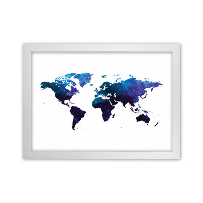 Galaxy World Map - Print