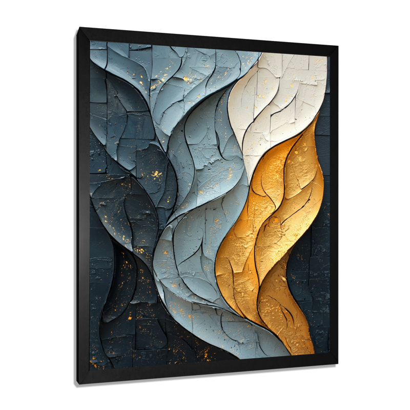 Springville - impressions sur toile abstraites, Noir, noir, noir, noir, H 20 po x l 12 po