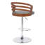 Tabouret tournant à hauteur réglable avec repose-pieds