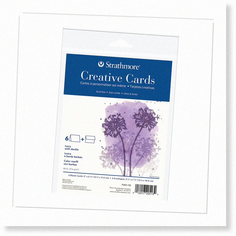Deckle Edge Greeting Cards 6 Pack