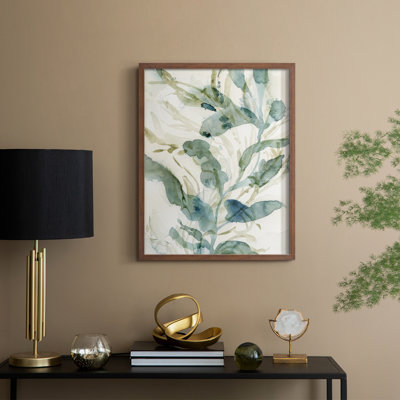 Underwater Botany III, reproduction encadrée - bois massif