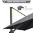 Bennit 156" Rectangular Tilt Adjustable Curved Cantilever Umbrella with Base-951507927