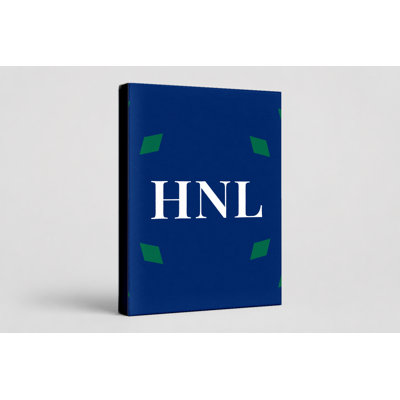 Honolulu City Colors Luxury monogram Diamond - vert bleu blanc - art mural sur toile