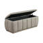Meuble de rangement moderne en tissu taupe-514724359