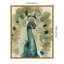 Impression sur toile encadrée sépia paon I par Grace Popp-109561643