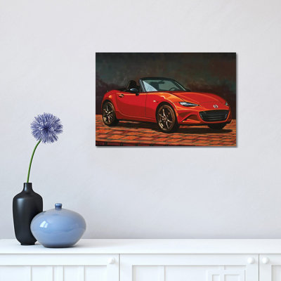 Mazda Mx5 1 Piece Painting on Canvas