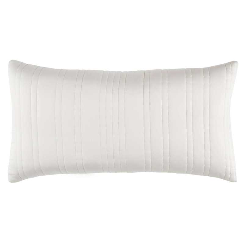 Blissful Bamboo Pearl/Silver Quilted Sham, King