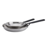 ZWILLING Milano Stainless Steel 2-Pc Stainless Steel Fry Pan Set