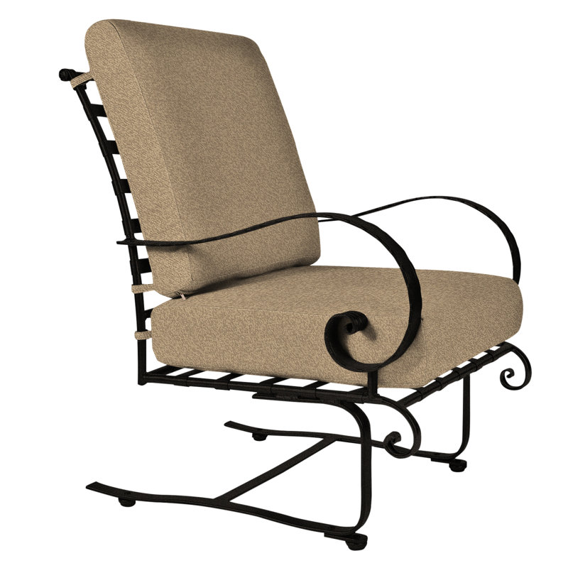 Classico Outdoor Lounge Chair, Carbon Black, Cast Lagoon