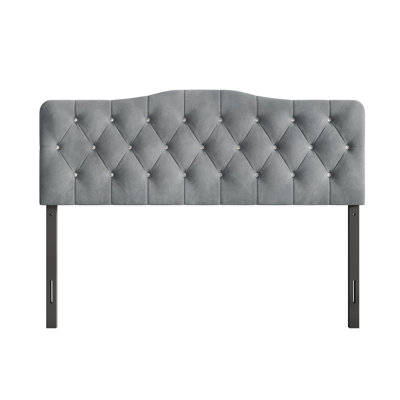 Dvante Upholstered Velvet Panel Headboard