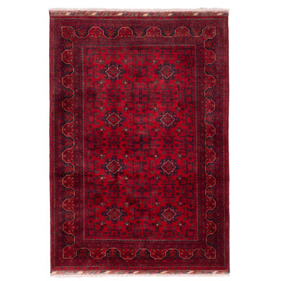 Tapis rouge Finest Khal Mohammadi 4 pi 5 po x 6 pi 6 po