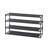 Simple Assembly 3 Tiers 15 Pair Stackable Shoe Rack