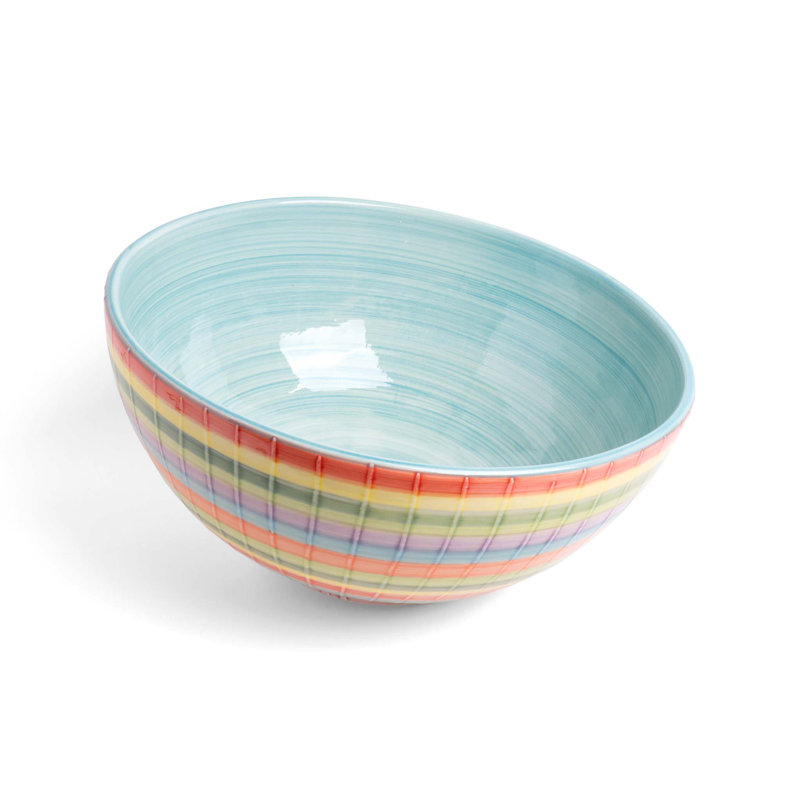 Beachcrest Home Chidsey Ceramic Deep Serving Bowl