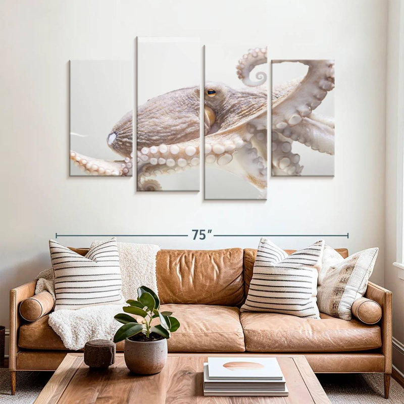 Brampt Aquarium Octopus, 42" H x 68" W