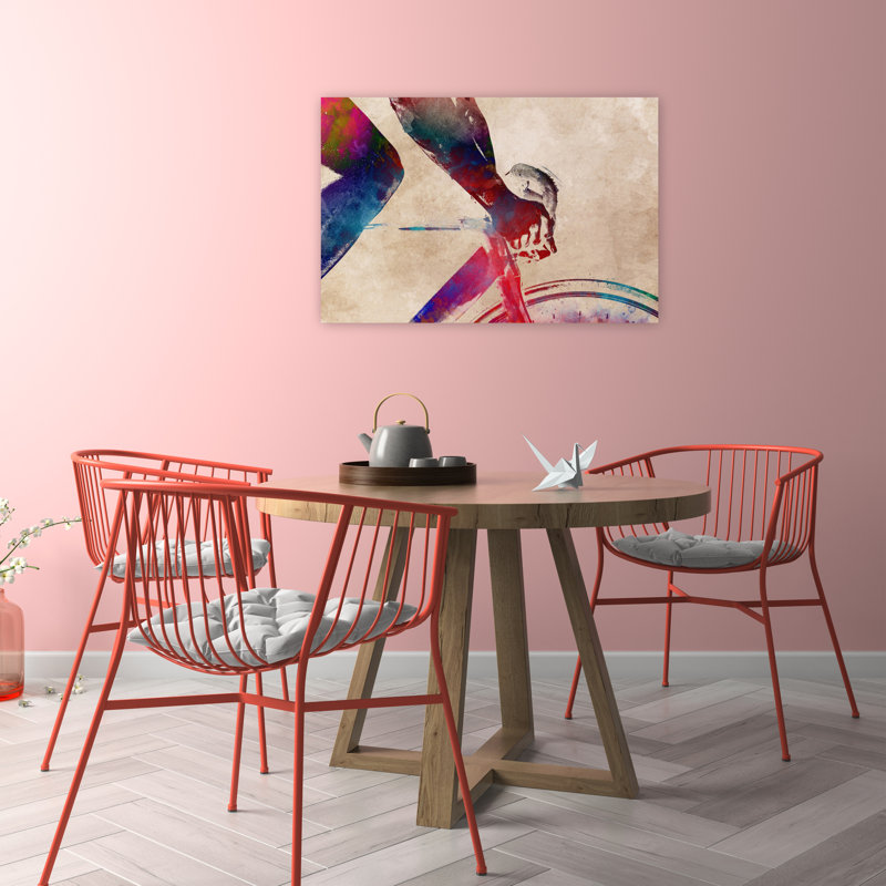 «Cycling Sport Art 21», art mural moderne contemporain abstrait, H 24 po x l 36 po