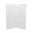 Utile 3636 Composite Direct-to-Stud Two-Piece Corner Shower Wall Kit in Marble Carrara-123534266
