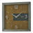 QXA845NLH Wall Clock, Brown-227571114