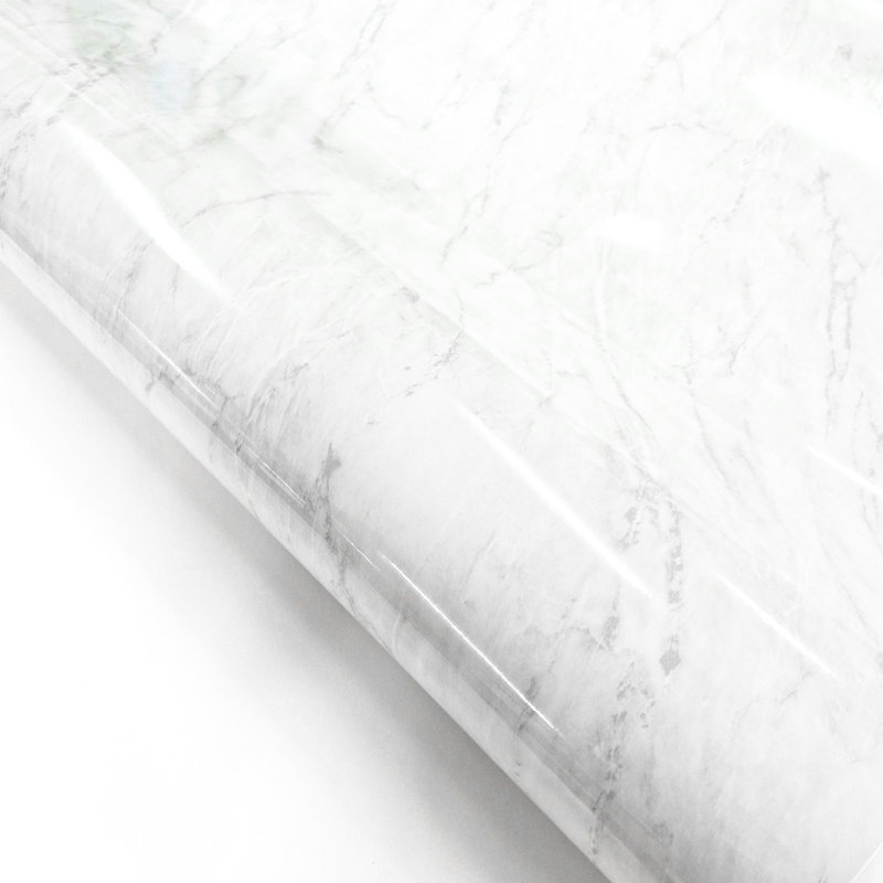 Papier marbré haute brillance pour comptoirs, armoires et meubles, 39 po x 118,1 po