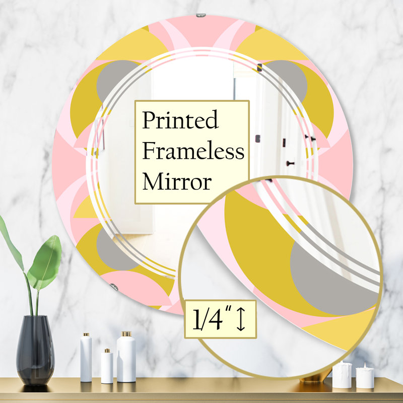 Miroir mural Pastel, 31,5 po x 31,5 po
