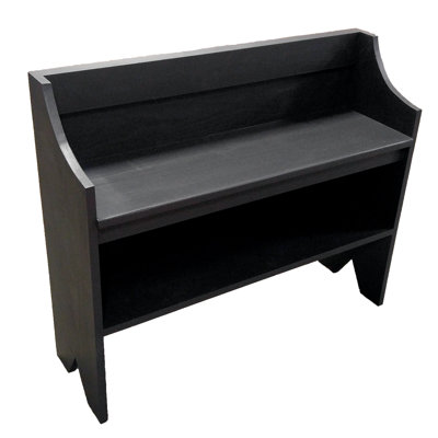 Caslin Wood Shoe Storage Bench by Winston Porter