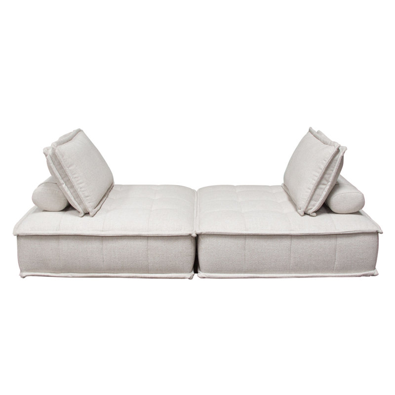 Upholstered 90'' Loveseat, Sand