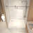 50-54" x 76" H Frameless Sliding  Shower Door, 5/16" (8mm) Clear Tempered Glass, Stainless Steel Frame,Brushed Nickel