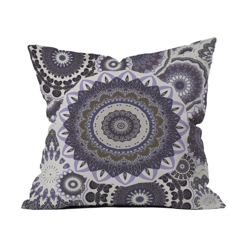 Coussin extérieur Boho Winter Nights, 26 po x 26 po