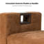 Banc de rangement en bois massif Dezaria-1415969452