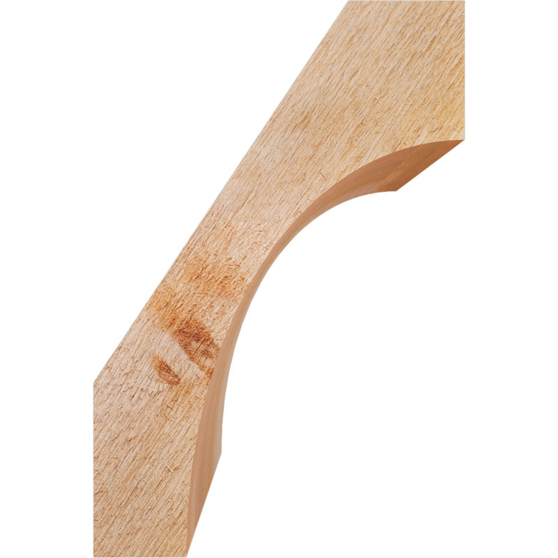 Westlake Knee Brace, Western Red Cedar, 12" H x 6" W x 8" D, Rough Sawn