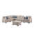 Similicuir beige est en rupture de stock