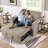 Meit 49"W Convertible Sleeper Sofa 3-In-1-942858576