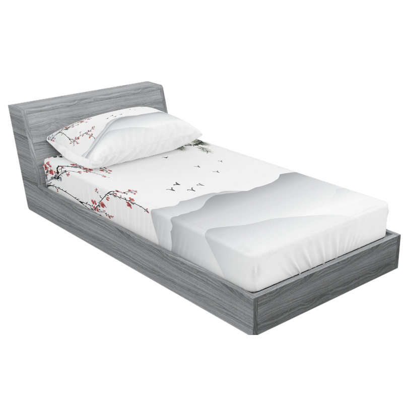 Microfiber Sheet Set, Twin XL Sheet Set with Fitted Sheet