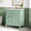 Meuble-lavabo de salle de bain avec tiroir rabattable-348636938