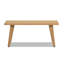 Hawley 41.5" Solid Red Oak Wood Bench-213528016-213528018