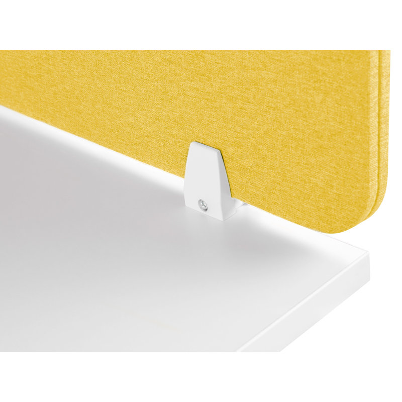 Wally Desk Dividers, 160cm x 40 cm, Yellow