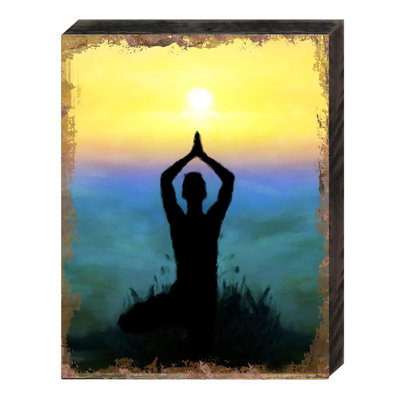 Bloc de bois meditation Gethin