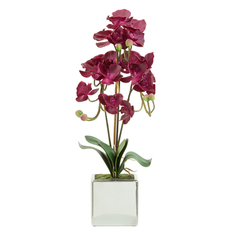 52Cm Artificial Flowering Plant in Pot