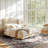 Machine Washable Non Slip Vintage Area Rugs for Living Room Bedroom Dining Room - Khaki/Brown/Beige-382742308