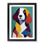 Springer Spaniel Cubism - Single Picture Frame Print-769205532-769205521