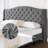 Velvet Platform Bed Frame W/Headboard And Footboard Upholstered Bed Frames-107650431-107650433