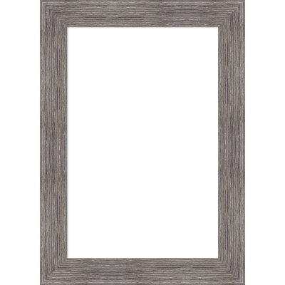 Pinstripe Plank Grey Narrow Framed Dry Erase Magnetic Board Organization Boards