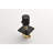 3/4" Cast Metal Volume Control Shower Valve - Matt Black, Brass Handle, Adjustable, Corrosion & Rust , Simple Installation Method Adjustable In Black , Rust, Straightforward Setup