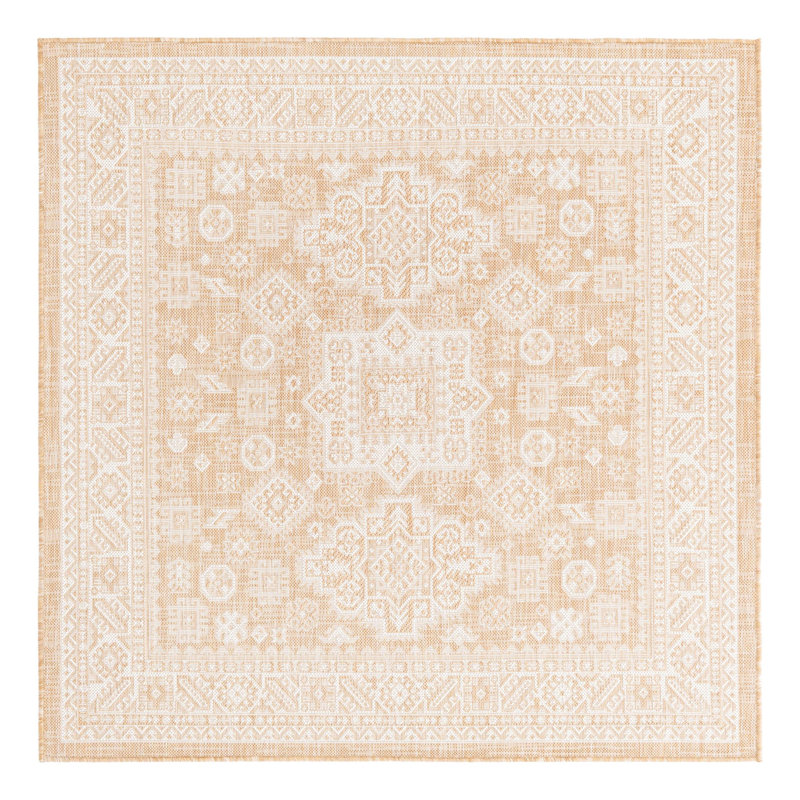 Tapis intérieur / extérieur Danera Southwestern, Carré 5 pi 3 po
