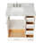 Ariel Cambridge 36 In. Left Offset Vanity With 2 In. Carrara Marble Countertop-105903791