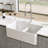 32.28'' L Double Bowl Fireclay Kitchen Sink
